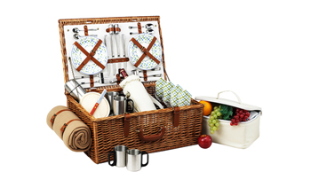 Dorset Basket for 4 w/coffee set & blanket